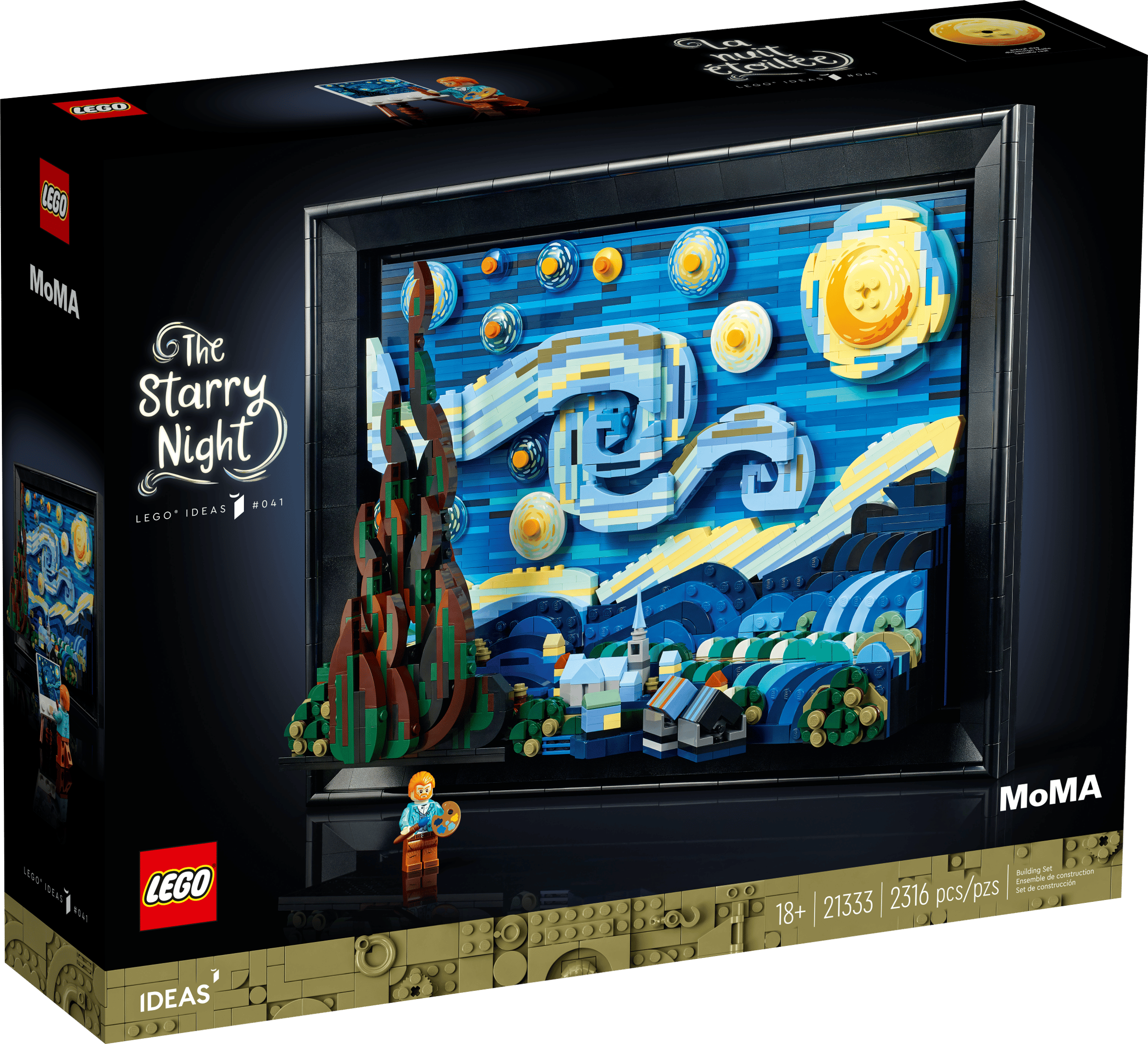 Lego Ideas Vincent van Gogh La Noche Estrellada 21333