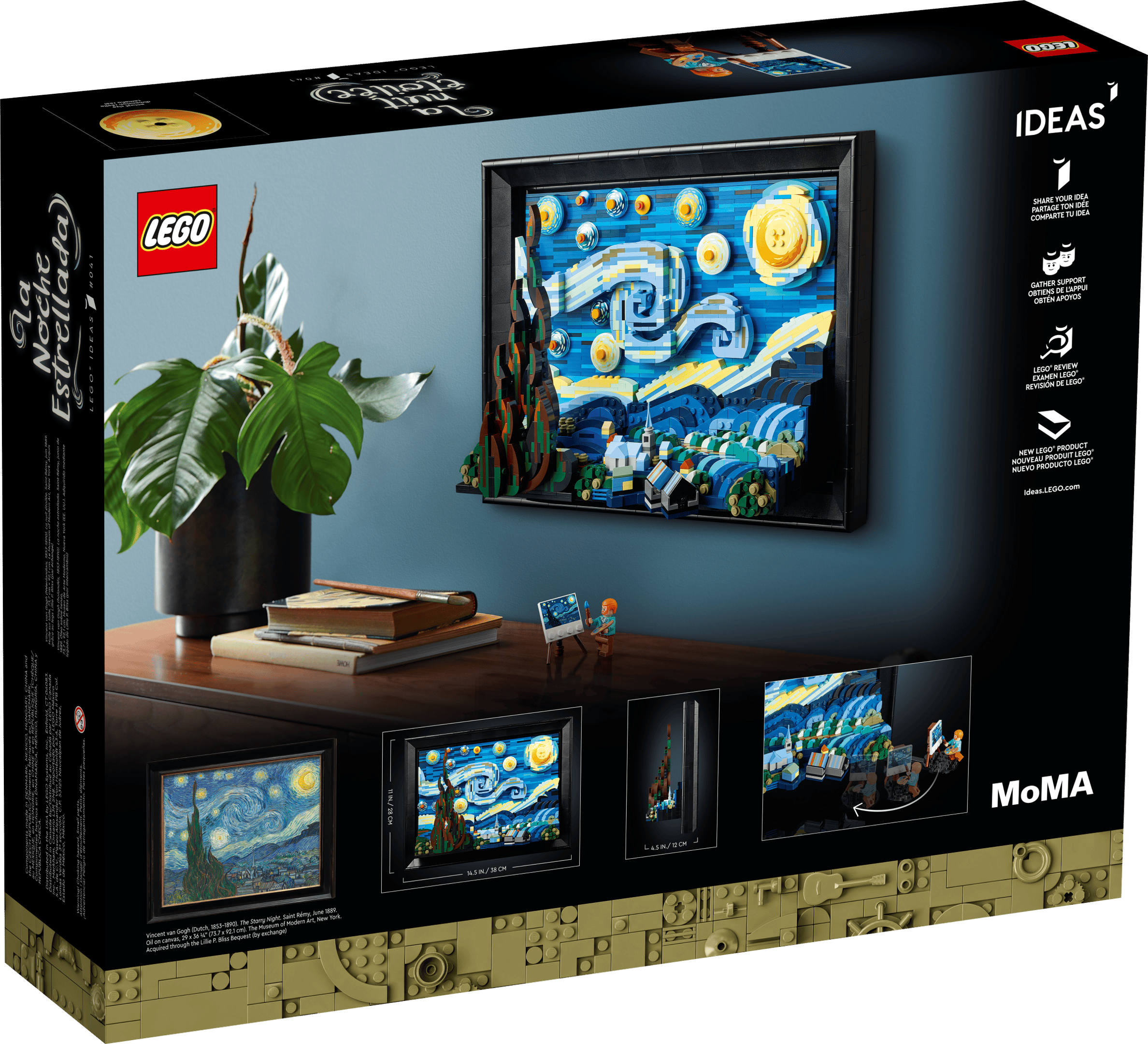 Lego Ideas Vincent van Gogh La Noche Estrellada 21333