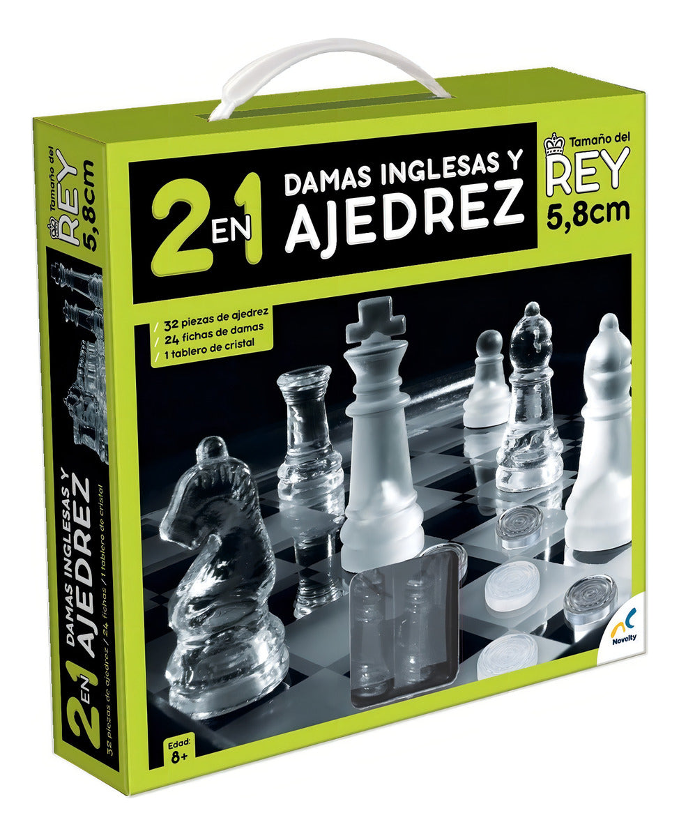 2 en 1 Damas inglesas y Ajedrez